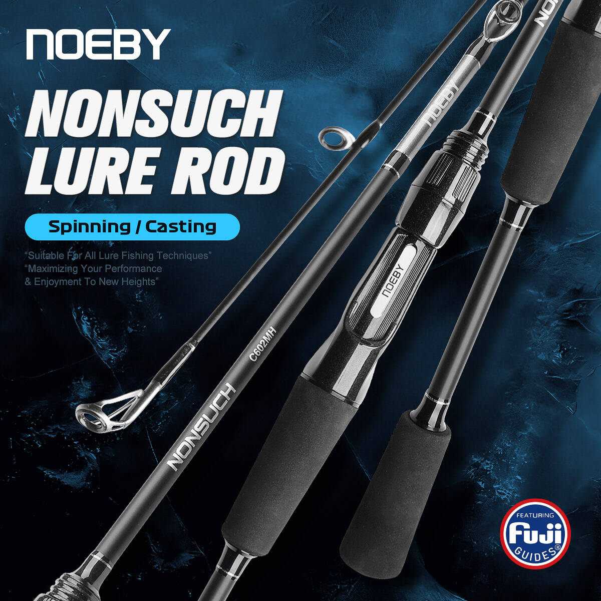 Fishing Rod Surf - NOEBY 1.83m 1.98m 2.13m NONSUCH All